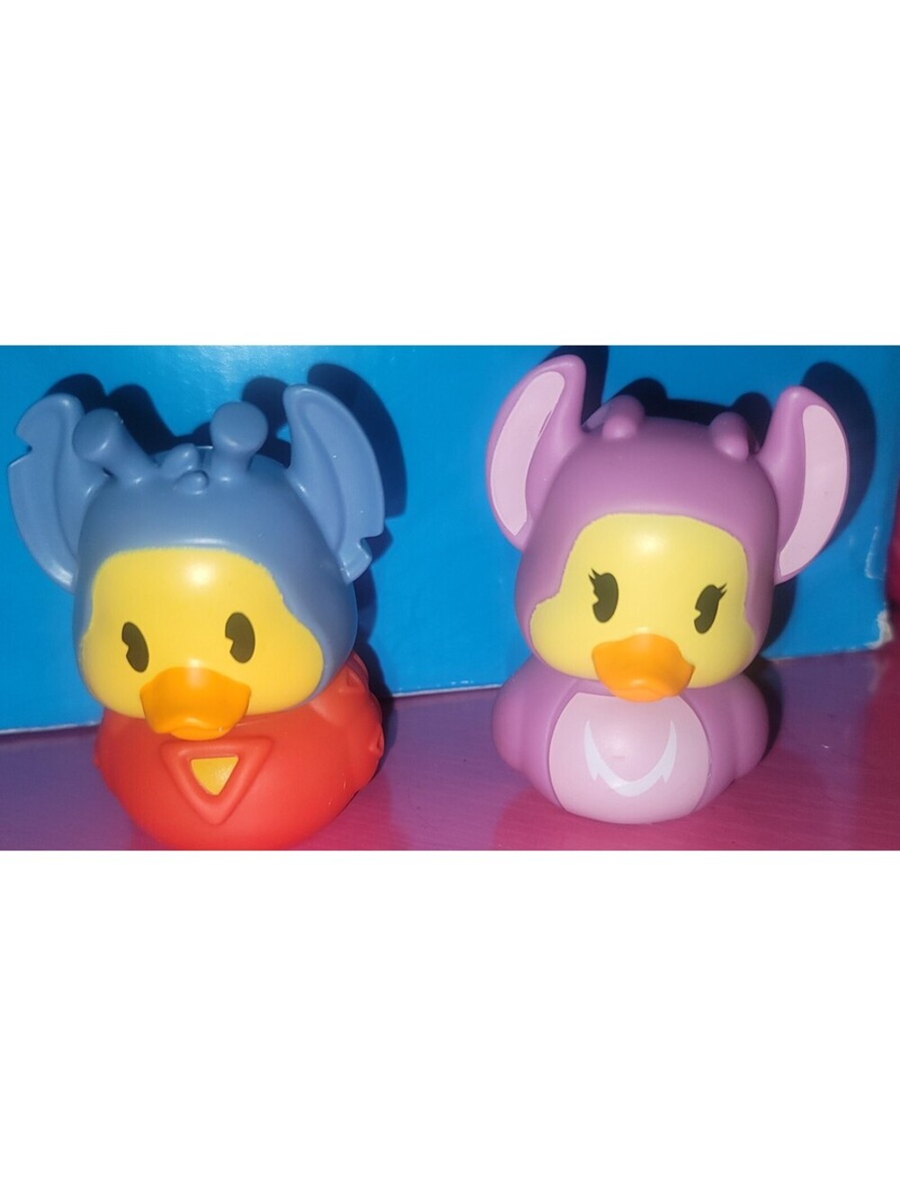 DUCKALOOZ DISNEY LILO & STITCH - ANGEL & STITCH RUBBER DUCKS  2.75"